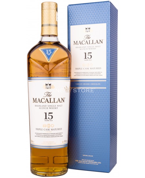 Macallan 15 Ani Triple Cask Matured 0 7l Whisky Single Malt Finestore