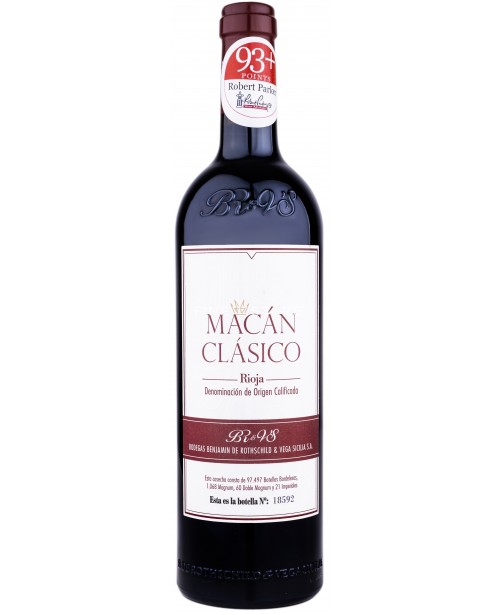 Bodegas Benjamin De Rothschild - Vega Sicilia Macan Clasico Rioja 0.75L ...