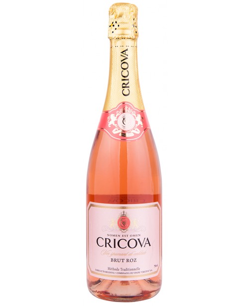 Cricova Brut Roz 075l Vin Spumant Finestore